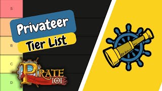 Privateer Companion Tier List  Pirate101 [upl. by Fu]