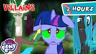 VILLAIN Episodes 😈🖤🧪  My Little Pony Friendship is Magic 🦄  Full Episodes  2 hours [upl. by Jeremie91]