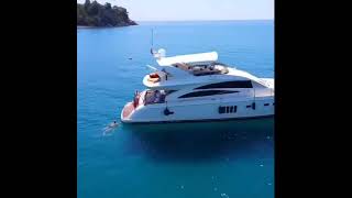 Eftalia Activities Yacht Rental Alanya Eftalia Marin Ocean Aqua Splash Blue yachtlife [upl. by Arrac822]