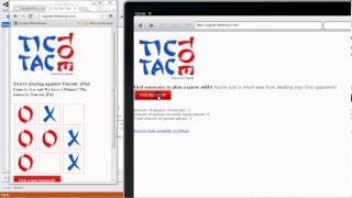 SignalR  NET4  Demo  MoveShape C and TicTacToe game [upl. by Nnahoj]