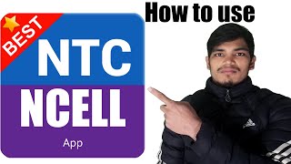 How To Use NTC amp NCELL App Data Voice Pack SMS loan [upl. by Airlia]