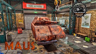 Restoration Maus  Tank Mechanic Simulator [upl. by Yrotciv]