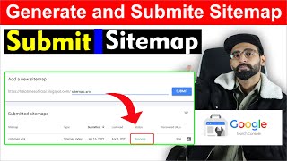 How to Generate and Submit SiteMap to Google Search Console  Blog Course Part 8 [upl. by Cheke189]