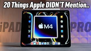 M4 iPad Pro Event  20 Things Apple Didn’t Tell you [upl. by Merfe]