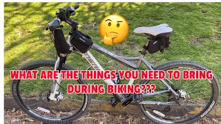 WHAT ARE THE THINGS YOU NEED TO BRING DURING YOUR BIKE RIDE  GORDITA MAE CHANNEL [upl. by Mallissa]