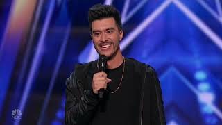 Americas Got Talent 2020 Vincent Marcus Full Performance And Judges Comments S15E01 [upl. by Airtened]