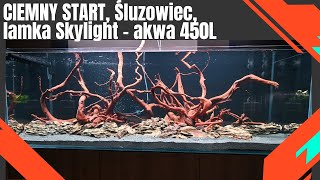 450L Ciemny start śluzowce lampa Skylight  akwa 450L [upl. by Cannice]