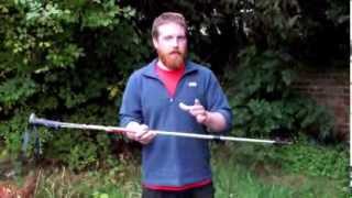 How to Adjust Telescopic Walking Poles [upl. by Ahtanamas]