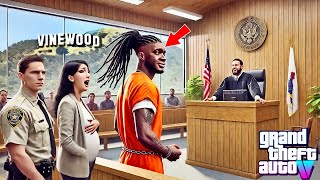 😢💔Franklin Sentenced To 50 Years In Prison For MurderGTA 5 Real Life Mod Remastered Season 2 [upl. by Rise130]