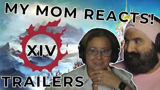 My Mom Reacts to FFXIV Trailers [upl. by Bolten]