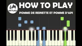 piano pour enfants pomme de reinette et pomme dapi [upl. by Joelynn206]