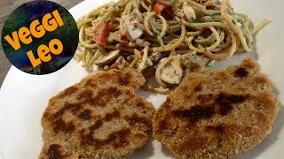 vegane Partyschnitzel  Schnitzel Wiener Art  Thermomix [upl. by Eustacia]