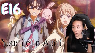 Ugh Kaori Whats going on with you  Your lie in April  Episode 16  First time watching [upl. by Perceval706]