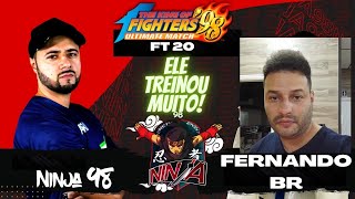 REVANCHE⭐ NINJA 98 🆚FERNANDO BR  KOF98UM valendo o toba [upl. by Valentijn]