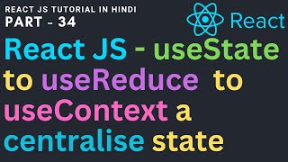 use of useContext useReducer best alternate for redux  React JS tutorial for beginners and pro 34 [upl. by Raychel]