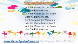 Auf der Mauer auf der Lauer Kinderlied Partymix instrumental [upl. by Jilly]