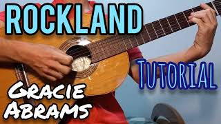 Rockland Gracie Abrams  Guitar  Tutorial [upl. by Naylor]