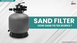 How sand filter Works [upl. by Elletnuahc]