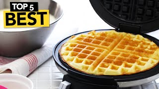 ✅ TOP 5 Best Waffle Maker 2024  Buyers Guide [upl. by Stilla]