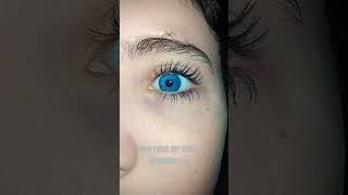 second try doing this trend eyelenses makeup eyemyeye eyes lashes blueeyes [upl. by Nnyltiac]