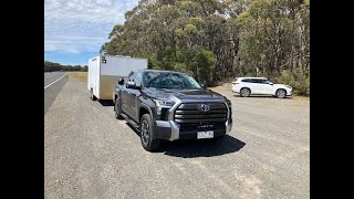 First drive of the 2024 Australian spec Toyota Tundra 4x4 [upl. by Olpe]