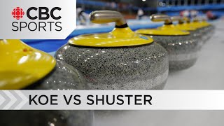 Penticton Curling Classic 2023 Sheet D  Koe vs Shuster  CBC Sports [upl. by Ativ973]