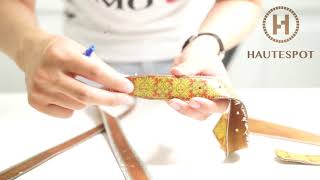 WHATS INSIDE A HERMÈS BELT HOW IS IT MADE [upl. by Vassar]