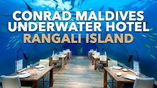 AMAZING Conrad Maldives Rangali Islands Resort Underwater Hotel [upl. by Geoff]