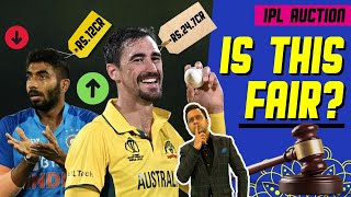 Bumrah 12 Cr Starc 2475 Cr Fair ipl2024  Cricket Chaupaal [upl. by Zipnick]