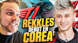 EL DEBUT DE REKKLES EN T1 😱  T1 vs KDF ACADEMY [upl. by Aicirpac360]