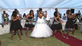 Zimbabwe Wedding Dance  Personally Psquare [upl. by Karlik]