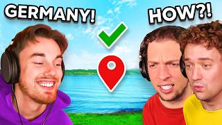 Can 2 Noobs Beat a Geoguessr Pro [upl. by Llenral302]