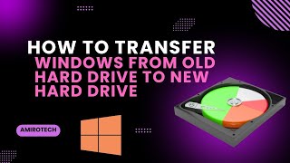 How to Transferring Your Windows Partition to a New Hard Drive [upl. by Eedia867]