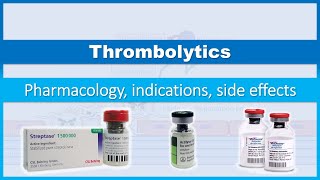 Thrombolytics  How do they work Pharmacology Indications Side effects [upl. by Heshum]