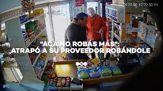 quotAcá NO ROBÁS MÁSquot ATRAPÓ a su proveedor robándole  TELEFE NOTICIAS [upl. by Ariay]