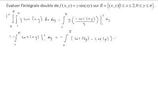 Intégrale double 2 [upl. by Petta]