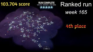 Slipways v 13  Ranked run week 165  103704 score finished 4th [upl. by Ahsaelat]