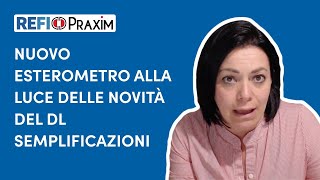 Nuovo esterometro alla luce delle novità del DL Semplificazioni [upl. by Standley]