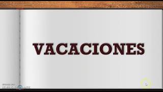 Vacaciones disfrutadas y compensadas en dinero [upl. by Walrath]