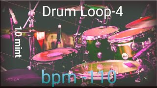 Drum Beat  4 ll Bpm 110 ll For Singing Practice [upl. by Aloysia]