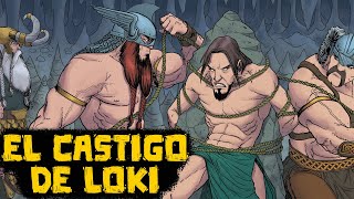 El Terrible Castigo de Loki  Mitología Nórdica  Mira la História [upl. by Ireg]