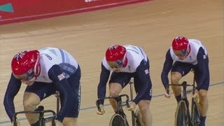 Mens Team Sprint  First Round  London 2012 Olympics [upl. by Desiree]