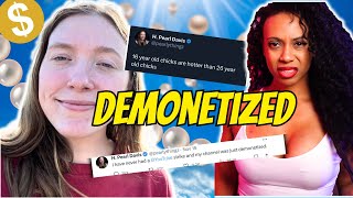 Just Pearly Things Get DEMONETIZED Throws Twitter Tantrum [upl. by Nodnarb254]