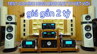 TEST COMBO HIGH END  Focal Sopra No3  Mcintosh C2700  Mcintosh MC611  Mcintosh MCD12000 [upl. by Eiroc]