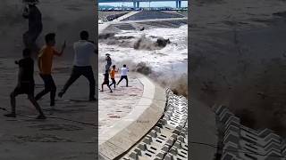 Spectacular Qiantang River Tide QiantangRiver China Tide [upl. by Ambrosane]