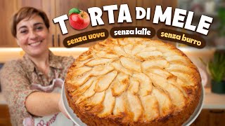 T🍎RTA DI MELE SEMPLICE Ricetta Senza Uova Senza Latte e Senza Burro  Fatto in Casa da Benedetta [upl. by Akital144]