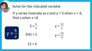 Inverse Variation [upl. by Severen568]