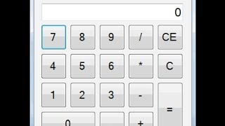 Visual Studio WinForm Windows Calculator Tutorial Example C [upl. by Sucramaj410]