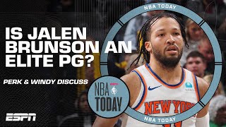 Perk says Jalen Brunson is a TOP 15 PLAYER in the league  NBA Today [upl. by Coumas]