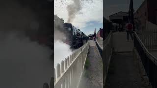 Sir Archibald Sinclair leaving Sheffield park station at the bluebell railway viralvideotrain [upl. by Niletac245]